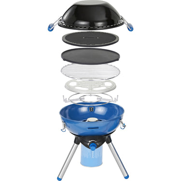 Campingaz party grill 400 cv gasbarbecue (zwart blauw, ø 35 cm)