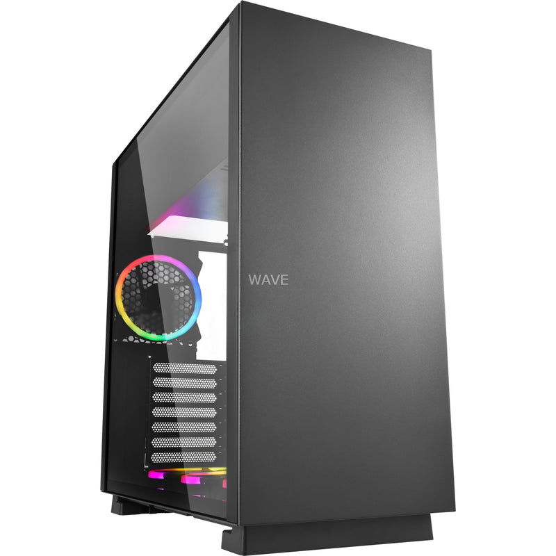 Load image into Gallery viewer, Sharkoon pure steel rgb midi tower behuizing (zwart | 2x usb-a | rgb | window)
