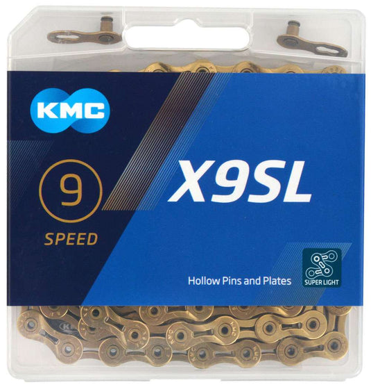 KMC Fietsketting X9SL Ti-N Goud 114 schakels