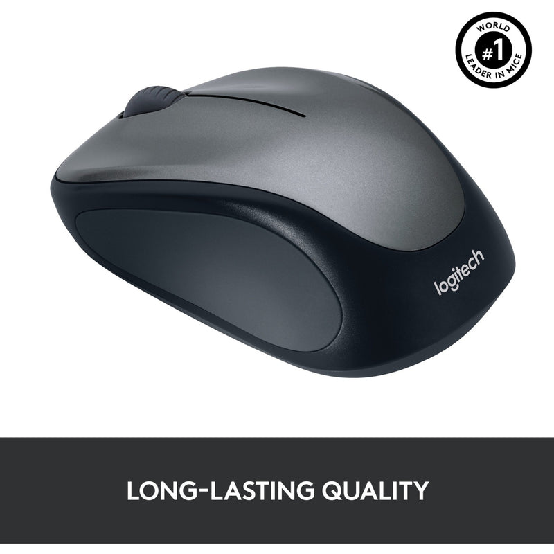 Load image into Gallery viewer, Logitech wireless mouse m235 (zwart grijs, nano-ontvanger)
