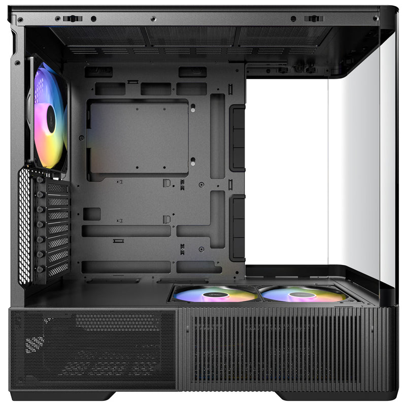 Load image into Gallery viewer, Antec c6 curve argb midi tower behuizing (zwart | 2x usb-a | 1x usb-c | tempered glass)
