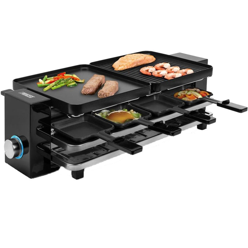Load image into Gallery viewer, Princess 162925 raclette piano black 8 gourmetstel (zwart)
