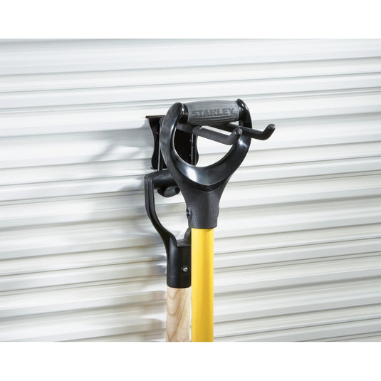 Stanley track wall - dubbele haak houder (zwart)