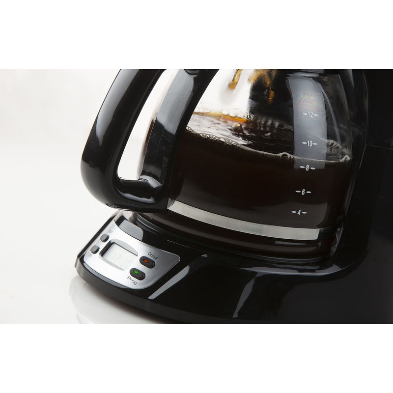 Load image into Gallery viewer, Domo koffiezet met timer en display do708k koffiefiltermachine (zwart, 1,5 liter)
