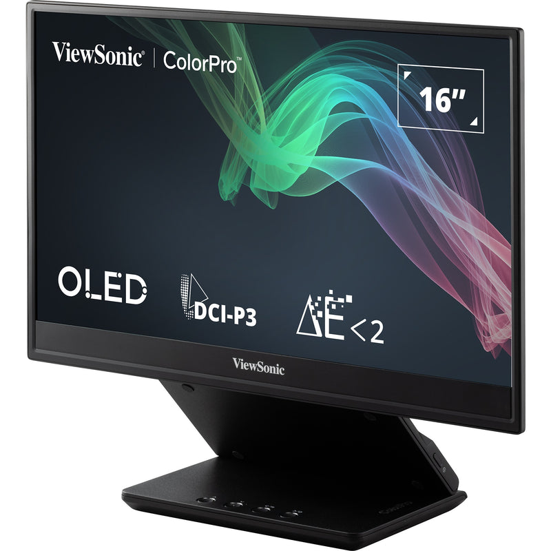 Load image into Gallery viewer, Viewsonic vp16-oled 16 monitor (zwart (mat), 1x micro-hdmi, usb-c, sound)
