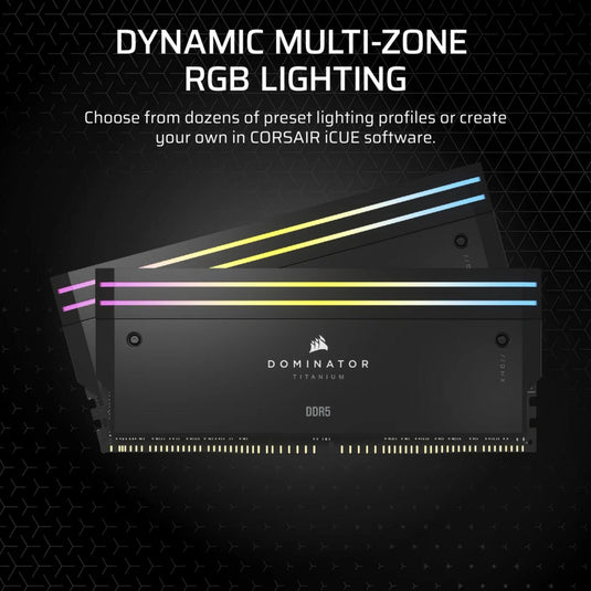 Corsair dominator titanium ddr5 lighting enhancement kit ledverlichting (zwart, cmplekit2)