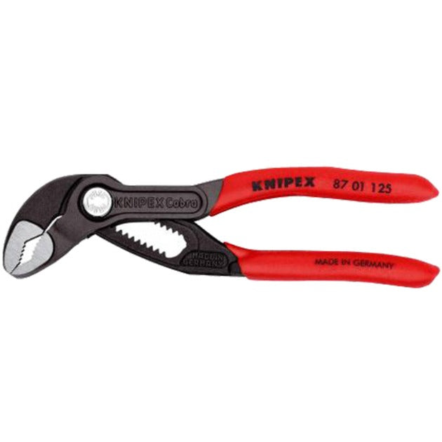 Load image into Gallery viewer, Knipex cobra 125 mm zweedse- waterpomp-tang (rood, gekartelde gripvlakken)
