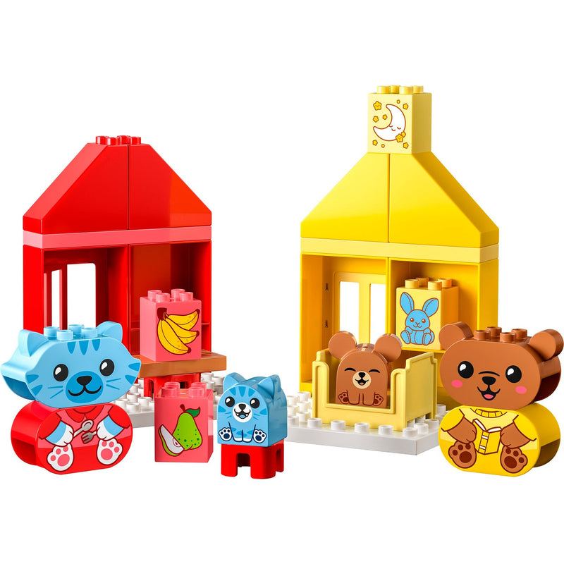 Load image into Gallery viewer, Lego duplo - dagelijkse gewoontes - eten en slapen constructiespeelgoed (10414)
