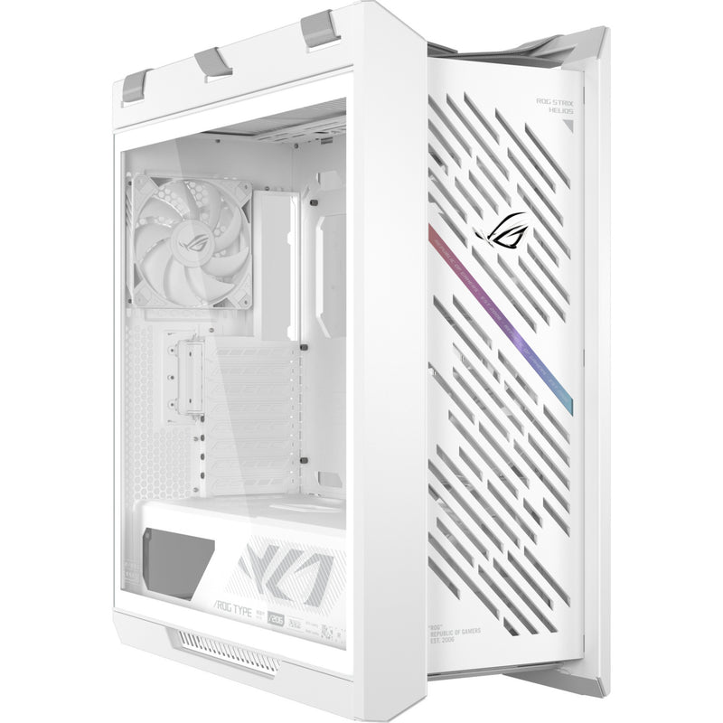 Load image into Gallery viewer, Asus rog strix helios ii gx601s midi tower behuizing (wit | 4x usb-a | 2x usb-c | rgb | tempered glass)
