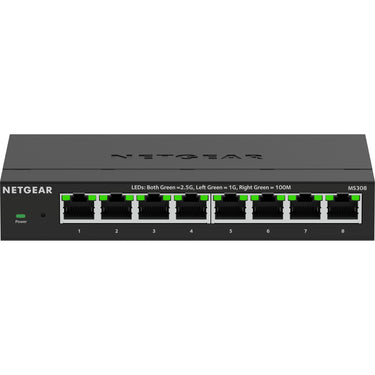 Netgear 8-port 2.5g multi-gigabit ethernet unmanaged switch (zwart, unmanaged)