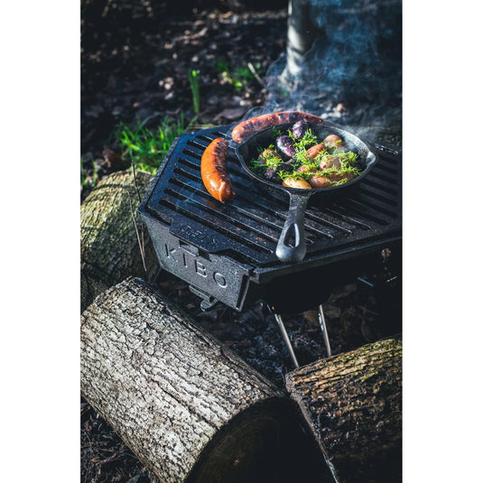 The windmill kibo grill model 3.0 houtskoolbarbecue (zwart)