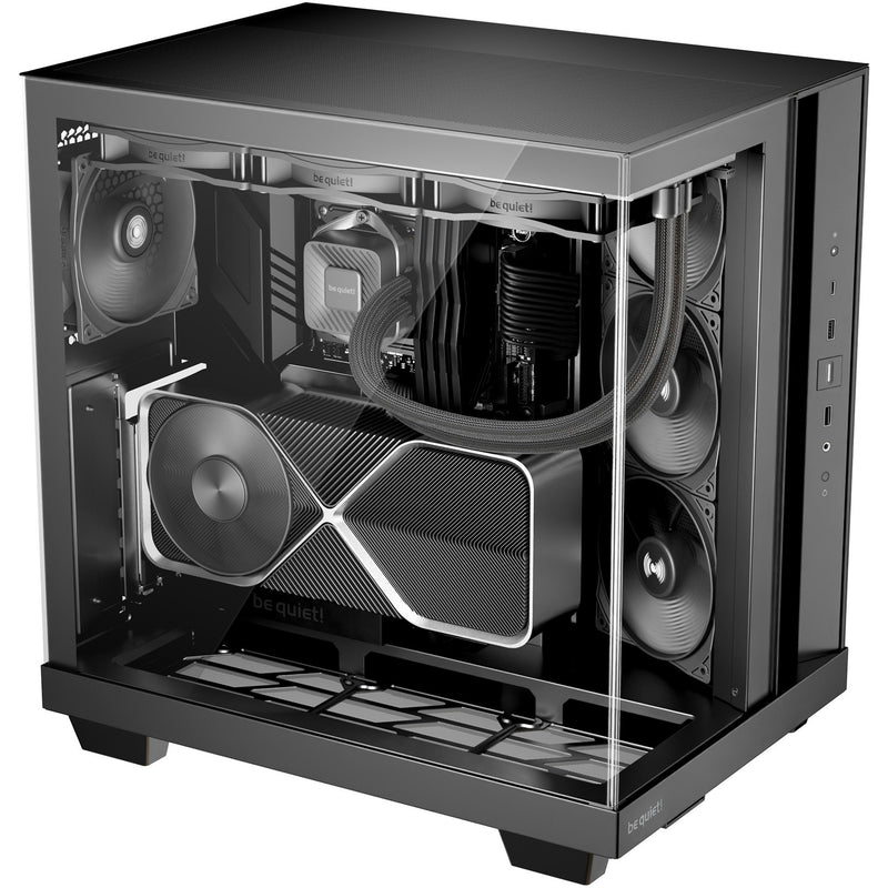 Load image into Gallery viewer, Be quiet! light base 500 midi tower behuizing (zwart | 2x usb-a | 1x usb-c | rgb | window)
