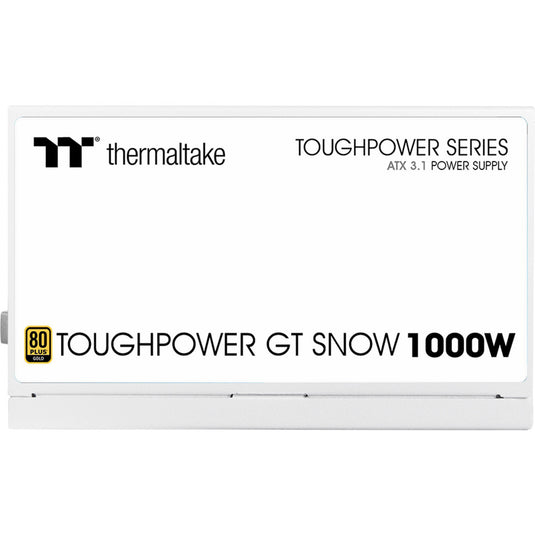 Thermaltake toughpower gt snow modulaire 1000 watt voeding (wit, 5x pcie)