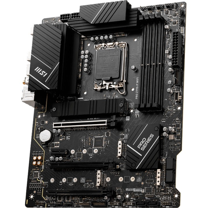 Load image into Gallery viewer, Msi pro z790-p wifi socket 1700 moederbord (zwart, raid, 2.5 gb-lan, wi-fi 6e, bt, sound, atx)

