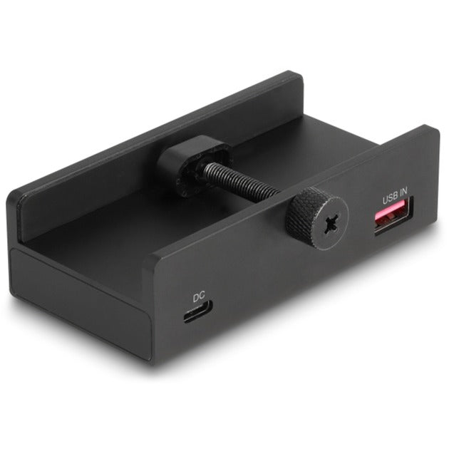 Load image into Gallery viewer, Delock externe 3-poort usb-hub met borgschroef (zwart)
