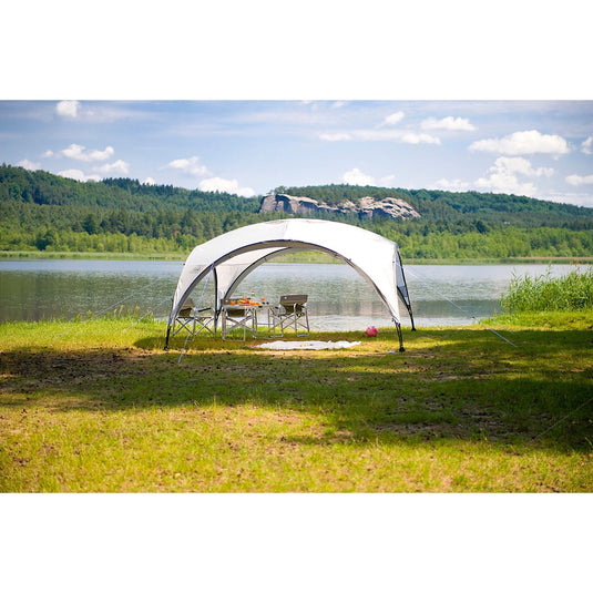 Coleman event shelter l paviljoen (lichtgrijs grijs, 3.65 x 3.65 m)