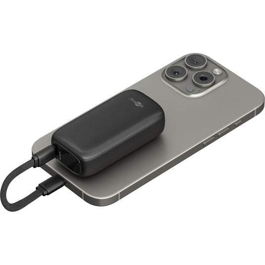 Goobay powerbank 5.000 mah - 20w (zwart, usb-c pd)