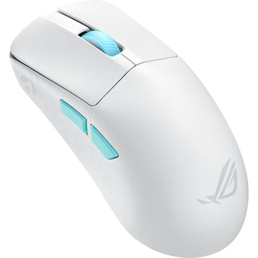 Asus rog harpe ace aim lab edition gaming muis (wit, 100 - 36.000 dpi, usb 2.0, 2,4 ghz, bluetooth, rgb leds)