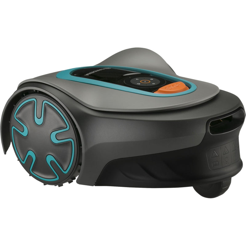 Load image into Gallery viewer, Gardena robotmaaier sileno minimo 500 (grijs turquoise, 500 m², li-ion accu + basisstation inbegrepen, bluetooth)
