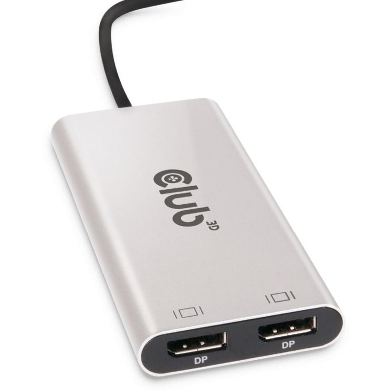 Load image into Gallery viewer, Club 3d thunderbolt 3 naar 2x displayport splitter
