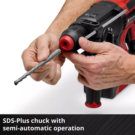 Einhell accu boorhamer te-hd 18 20 li (1x4,0ah) (rood zwart, incl. 1x 4.0 ah power x-change accu en lader)