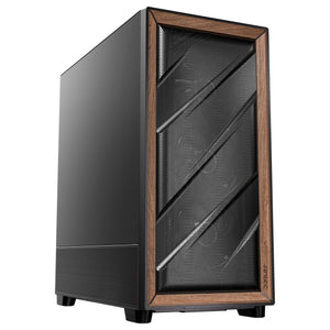 Antec flux se midi tower behuizing (zwart | 2x usb-a | 1x usb-c)