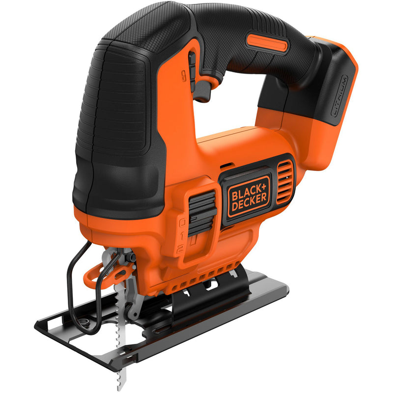 Load image into Gallery viewer, Black+decker 18v schroefklopboormachine + 18v pendeldecoupeerzaag bundel (zwart oranje)
