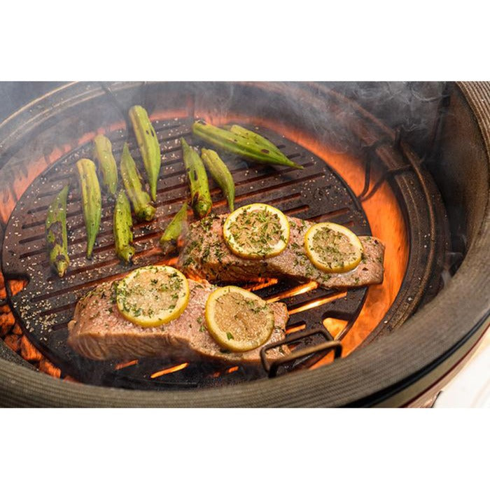 Load image into Gallery viewer, Kamado joe sear plate voor classic i, ii, iii en joe jr. grillrooster (zwart, ø 34cm)
