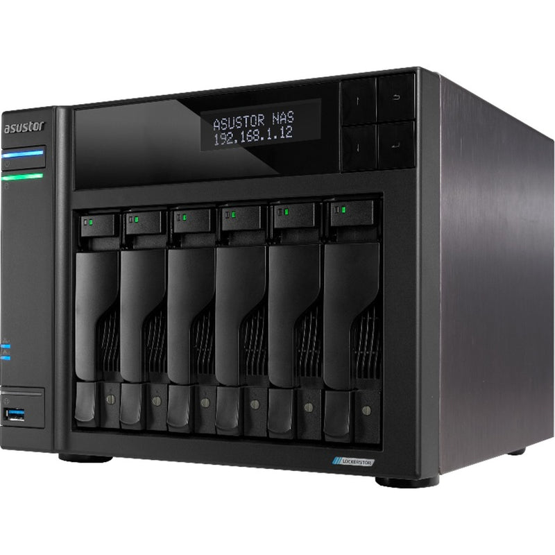 Load image into Gallery viewer, Asustor lockerstor 6 as6706t nas (zwart)
