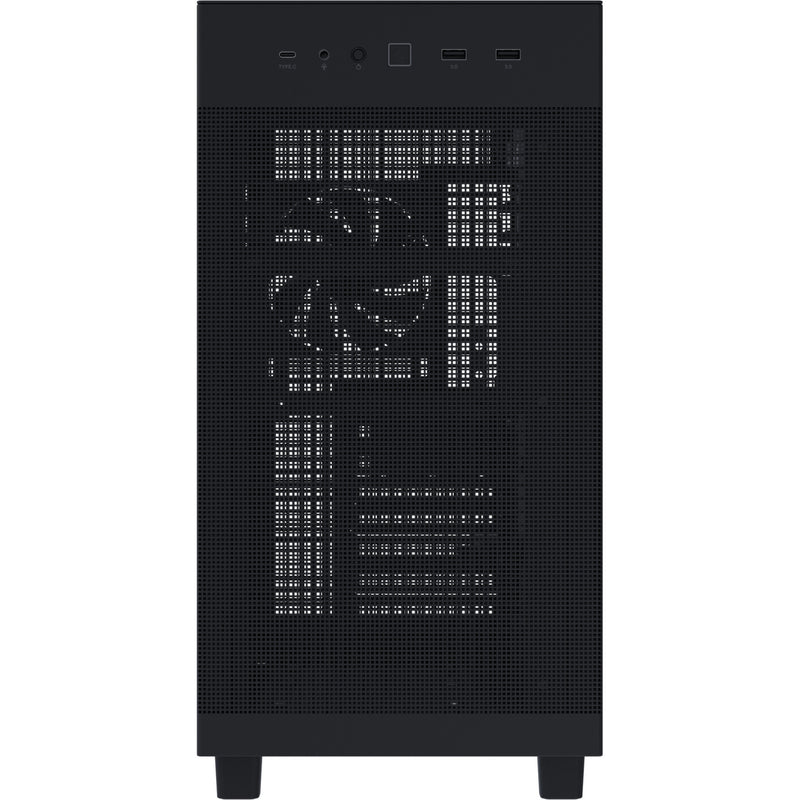 Load image into Gallery viewer, Asus prime ap303 - tempered glass panel midi tower behuizing (zwart | 2x usb-a | 1x usb-c | tempered glass)
