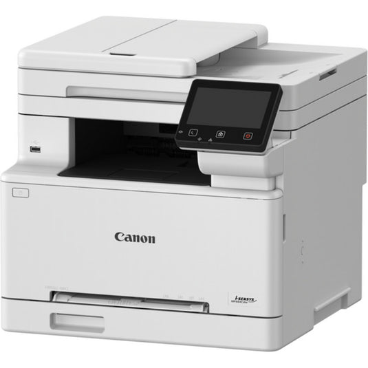 Canon i-sensys mf664cdw all-in-one kleurenlaserprinter (grijs zwart, kopie, scan, usb, lan, wlan)