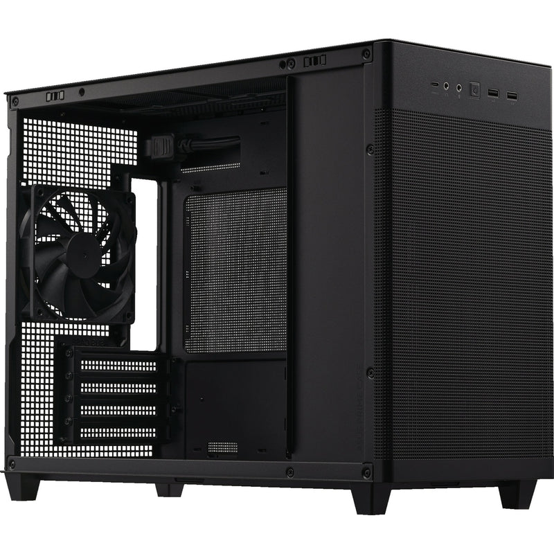 Load image into Gallery viewer, Asus prime ap201 mini tower behuizing (zwart | 2x usb-a | 1x usb-c)
