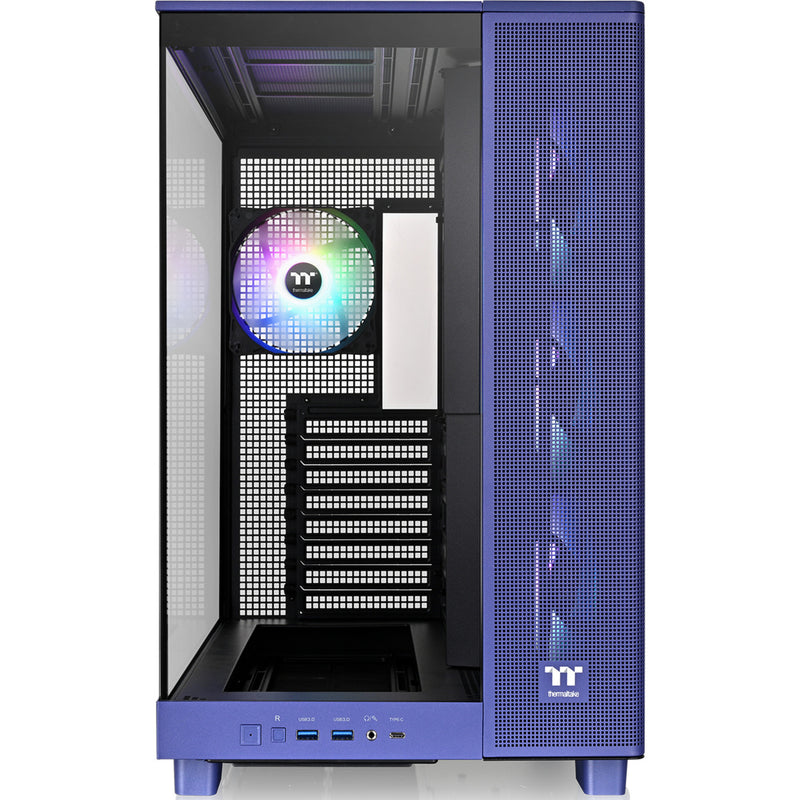 Load image into Gallery viewer, Thermaltake view 380 xl tg argb future dusk midi tower behuizing (paars | 2x usb-a | 1x usb-c | rgb | window)

