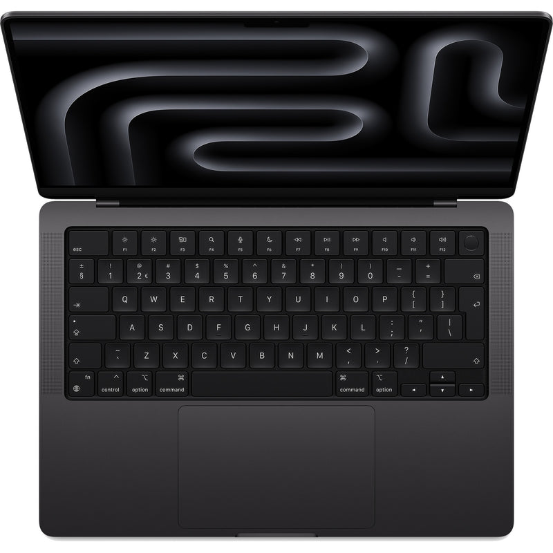 Load image into Gallery viewer, Apple macbook pro 2023 14 (mrx43n a) refurbished laptop (zwart | m3 pro 12 core | 18‑core gpu | 18 gb ram | 1 tb ssd)
