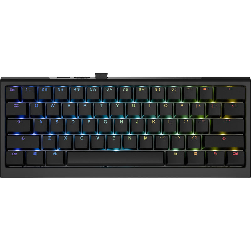 Load image into Gallery viewer, Ducky one x mini wireless rgb mechanisch toetsenbord (zwart, us lay-out (qwerty), inductive, 60%, hot-swappable, pbt, 2.4 ghz | bluetooth | usb-c)
