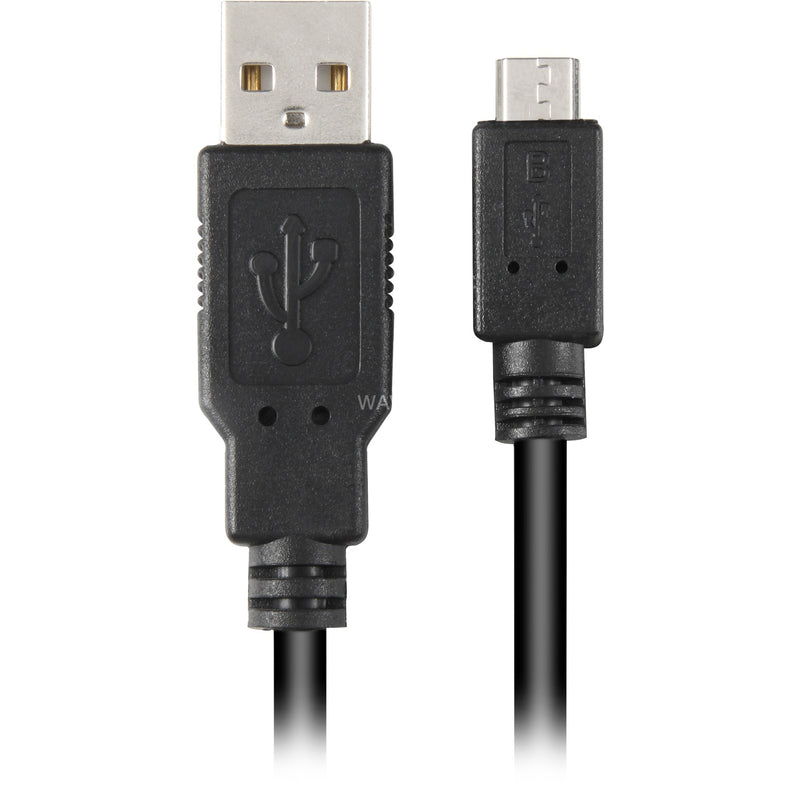 Load image into Gallery viewer, Sharkoon usb-a 2.0 > micro usb-b kabel (zwart, 2 meter)
