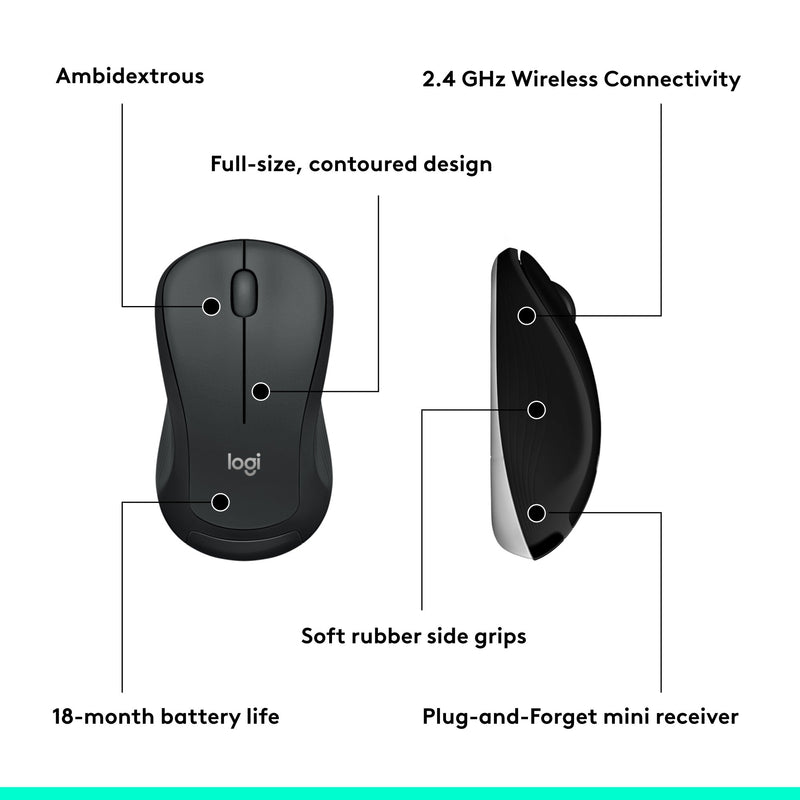 Load image into Gallery viewer, Logitech mk540 advanced draadloze desktopset (donkergrijs, eu lay-out (qwerty), 1000 dpi)
