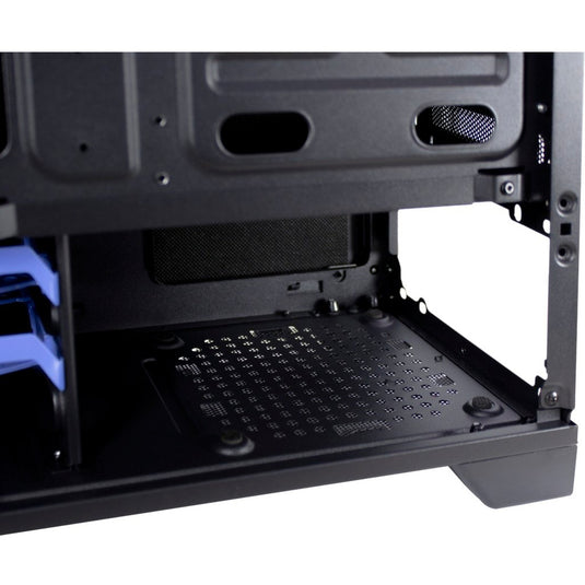 Inter-tech h-606 mini tower behuizing (zwart | 2x usb-a)