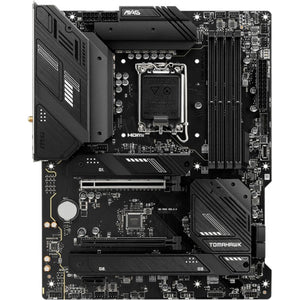 Msi mag b760 tomahawk wifi socket 1700 moederbord (zwart, raid, 2.5 gb-lan, wi-fi 6e, bt, sound, atx)