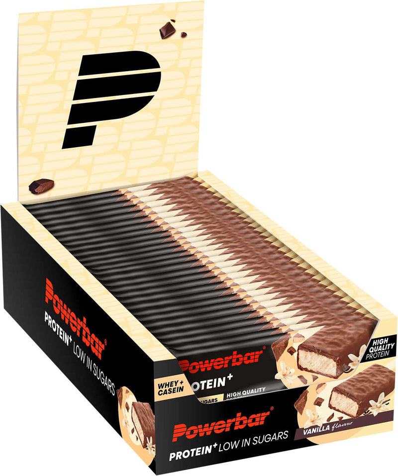 Load image into Gallery viewer, Powerbar protein+ low sugar bar 16 box
