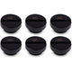 Alphacool eiszapfen screw plug g1 4 verbinding (zwart, 6 stuks)