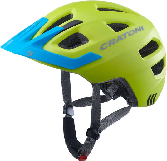 Cratoni helm maxster pro lime-blue matt xs-s