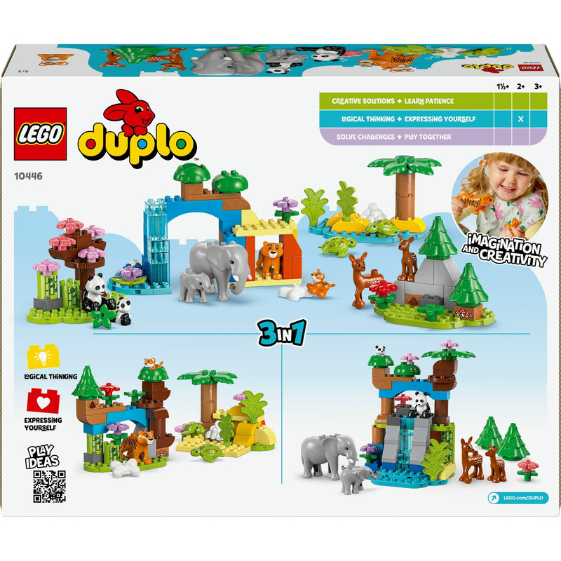 Load image into Gallery viewer, Lego duplo town 10446 3-in-1 families van wilde dieren
