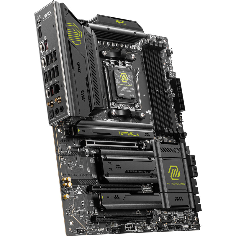 Load image into Gallery viewer, Msi mag x870e tomahawk wifi socket am5 moederbord (zwart, 5gb-lan, wi-fi 7, bt, sound, atx)
