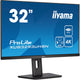 Iiyama prolite xub3293uhsn-b5 31.5 4k ultra hd monitor (zwart, 1x displayport, 1x hdmi, 1x usb-c, 2x usb-a, 1x rj-45)