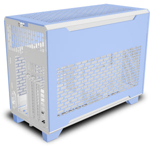 Thermaltake tr100 hydrangea blue mini tower behuizing (lichtblauw | 2x usb-a | 1x usb-c)