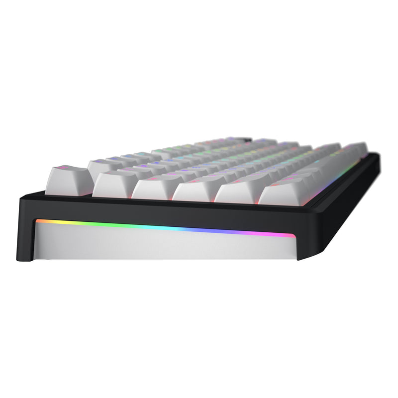 Load image into Gallery viewer, Hator skyfall wireless rgb mechanisch gaming toetsenbord (zwart, us lay-out (qwerty), hator aurum lemon, 80% (tkl), rgb, double shot abs, hot-swap, 2.4ghz | bluetooth | usb-c)
