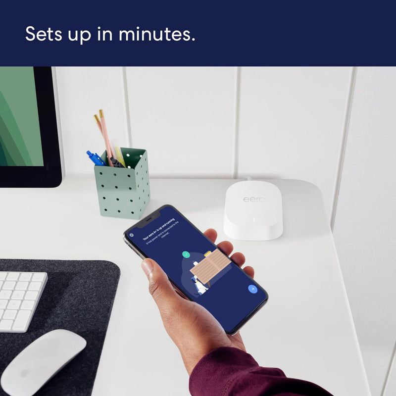 Load image into Gallery viewer, Eero 6+ mesh wifi system, 3 stuks mesh router (wit)
