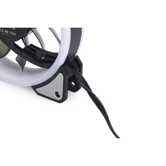 Alphacool eiszyklon aurora lux digital rgb case fans (3 stuks, 120 x 120 x 25 mm, 3-pins fan-connector)