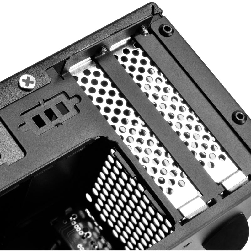Load image into Gallery viewer, Silverstone sst-ml09b htpc behuizing (zwart | 2x usb-a)
